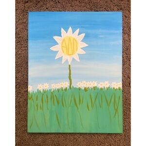 New Alpha Delta Pi Sunflower Canvas and Wall Art Decor